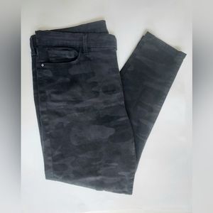 Ladies 14 Social Standards By Sanctuary Black Camo Ankle Skinny Stretch Jeans